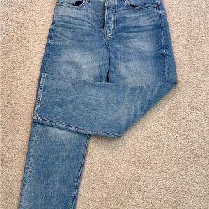 Lucky Brand Women’s Straight Blue Jeans, High Rise